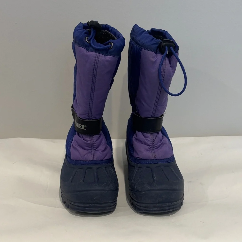 Sorel Flurry Blue and Lavender Winter Snow Boots